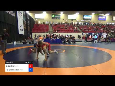 2018 Marine Corps US Open/Senior Men's Freestyle 70 Rnd Of 32 - Luke Gardner (NLWC) Vs. Jason Cham