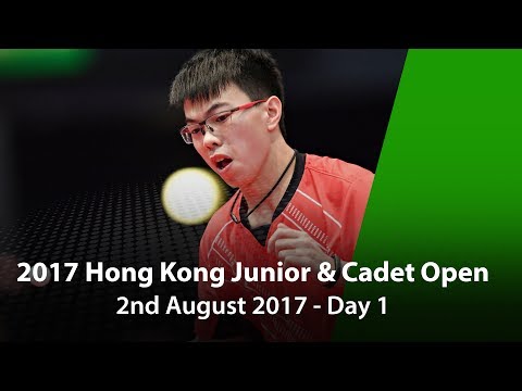2017 ITTF Hang Seng Hong Kong Junior & Cadet Open - Day 1