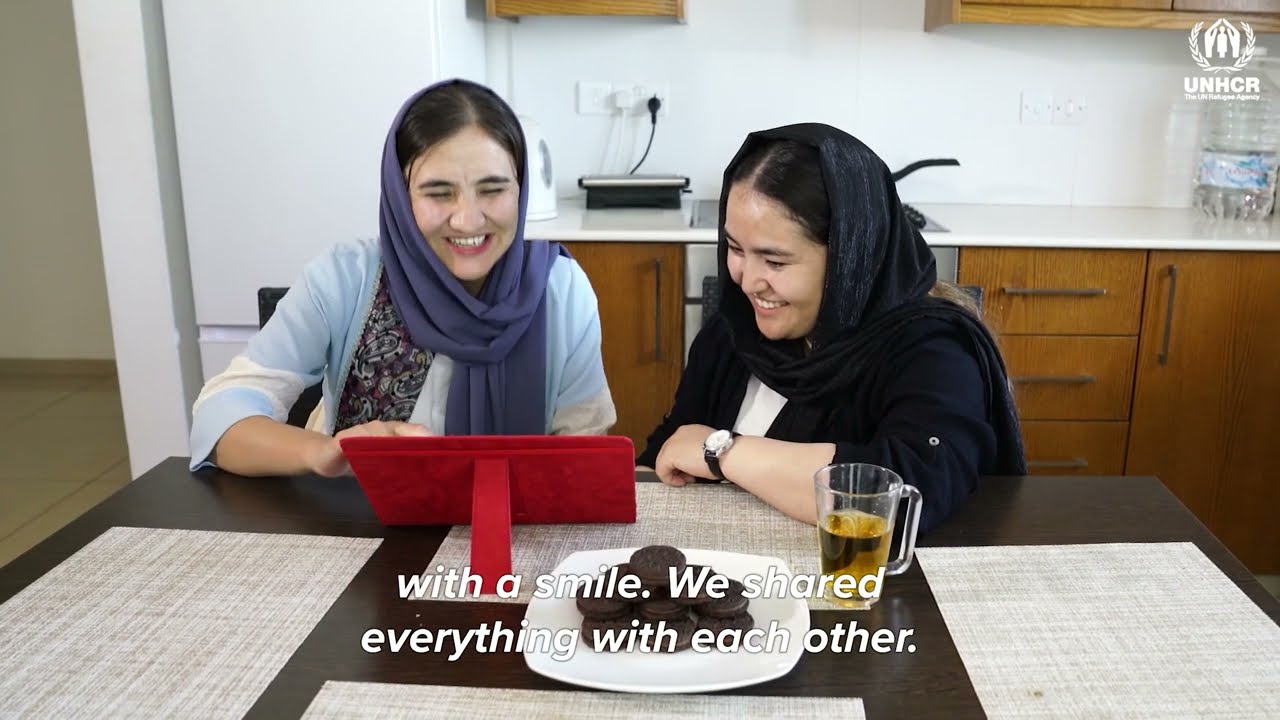 Belqis and Shamsia, Afghan refugees and best friends in Cyprus