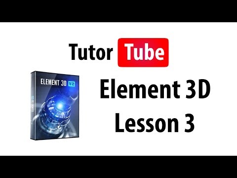 Element 3D Tutorial Lesson 3 Materials