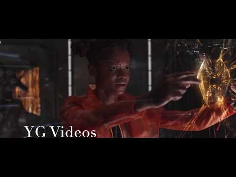 Infinity War - All Shuri Scenes