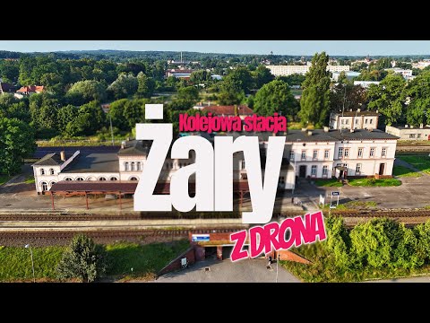 [4K] Żary Station from a drone