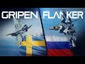 Jas 39 Gripen Vs Su-27 Russian | Digital Combat Simulator | DCS |