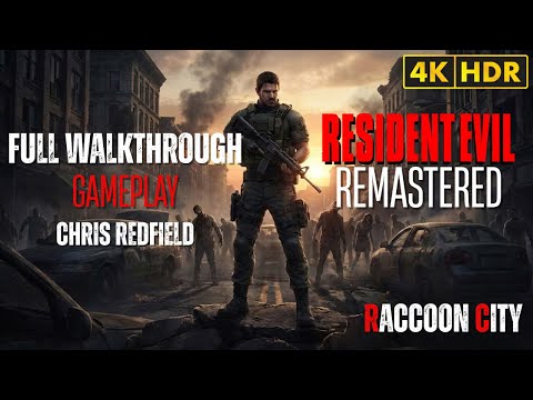 RESIDENT EVIL 1 HD Remastered (WINDOWS) 4K 60FPS HDR Gameplay - (Full Game)