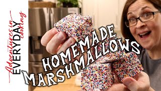 Homemade Marshmallows are easier than you think!