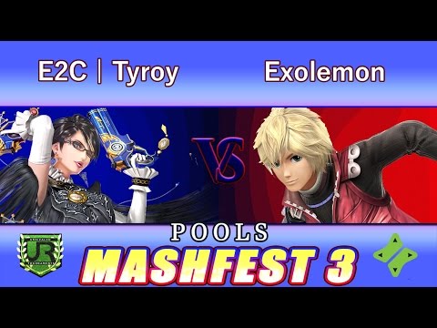 Mashfest 3  POOLS - E2C | Tyroy (Bayonetta) vs Exolemon (Shulk, Pikachu)
