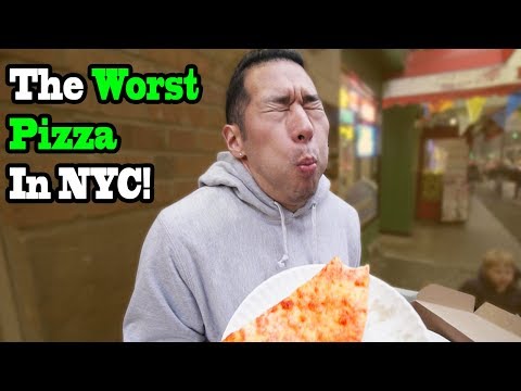 Mangiare nel ristorante di pizza con le peggiori recensioni della mia città (New York City) - REC...