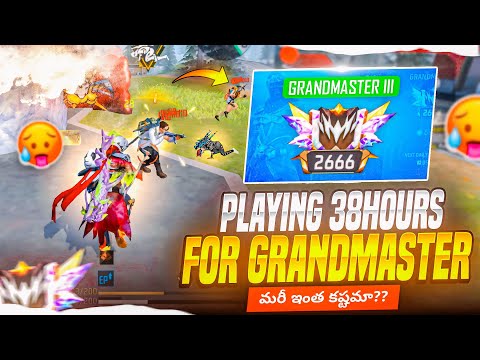 I PLAYED BR RANK 38 HOURS 😭🤯 TO REACH  GRANDMASTER 😱 TOP-1 DANGEROUS LOBBY’S 🥷