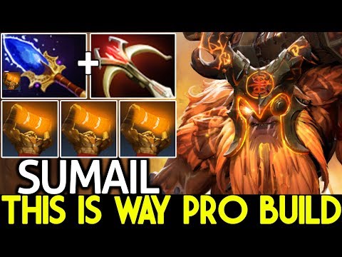 SUMAIL [Earthshaker] This is way Pro Build ES Mid Scepter 7.25 Dota 2