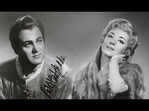 Anna Moffo Nicolai Gedda Debussy Pelleas et Mélisande Mes longs cheveux descendent Met 27 12 1962