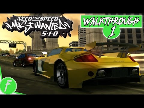 Need For Speed Most Wanted 5-1-0 FULL WALKTHROUGH Gameplay HD (PSP) | NO COMMENTARY | PART 1