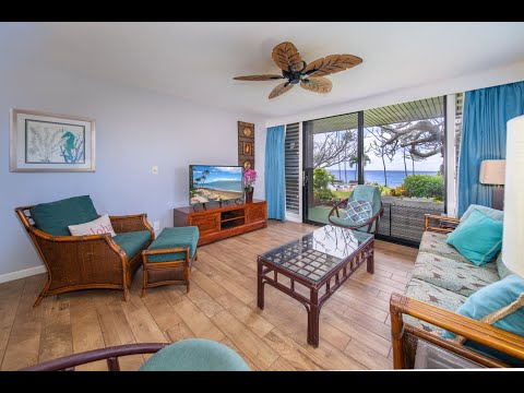 Tropical Oceanfront Vacation Condo  |  Mahina Surf #111