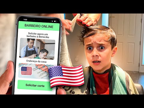 CHAMAMOS UM BARBEIRO À DOMICÍLIO NOS ESTADOS UNIDOS - Família Brancoala