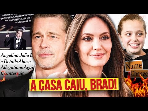 BRAD PITT vs ANGELINA E FILHOS: O fim do império Hollywoodiano