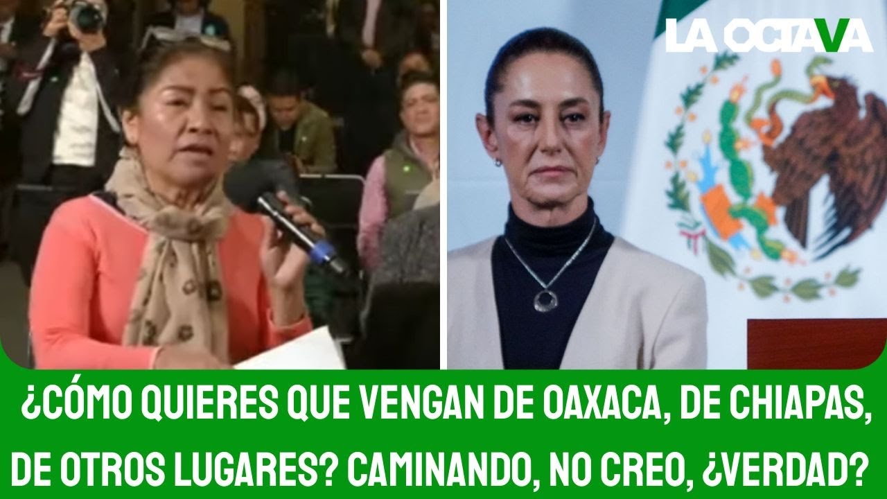 ¿Estás INSINUANDO que POR SER MUJER NO ME PREGUNTARON?: SHEINBAUM a REYNA HAYDEÉ