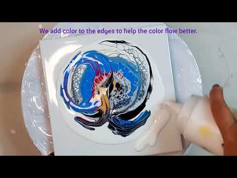 “Pearl Cell Tornado! 🌪️ Metallic Blues, Rose & Gold Swipe Explosion ✨”