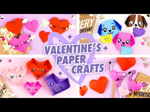 Оригами КОРОБОЧКА Сердце из бумаги Origami Paper Heart Box DIY Valentine s Day Ideas