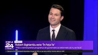 În fața ta cu Robert Sighiartău: „Partidul a mai avut tabere, dar nu s-a mers atât de departe”