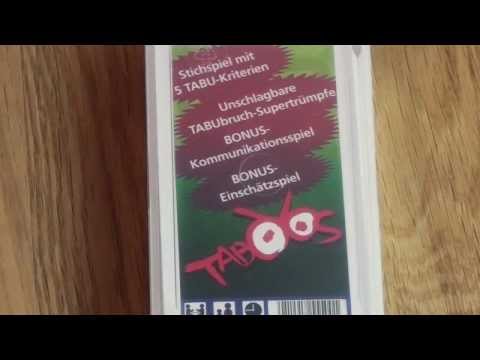 Regeln für Taboos Karten - Spielanleitung
