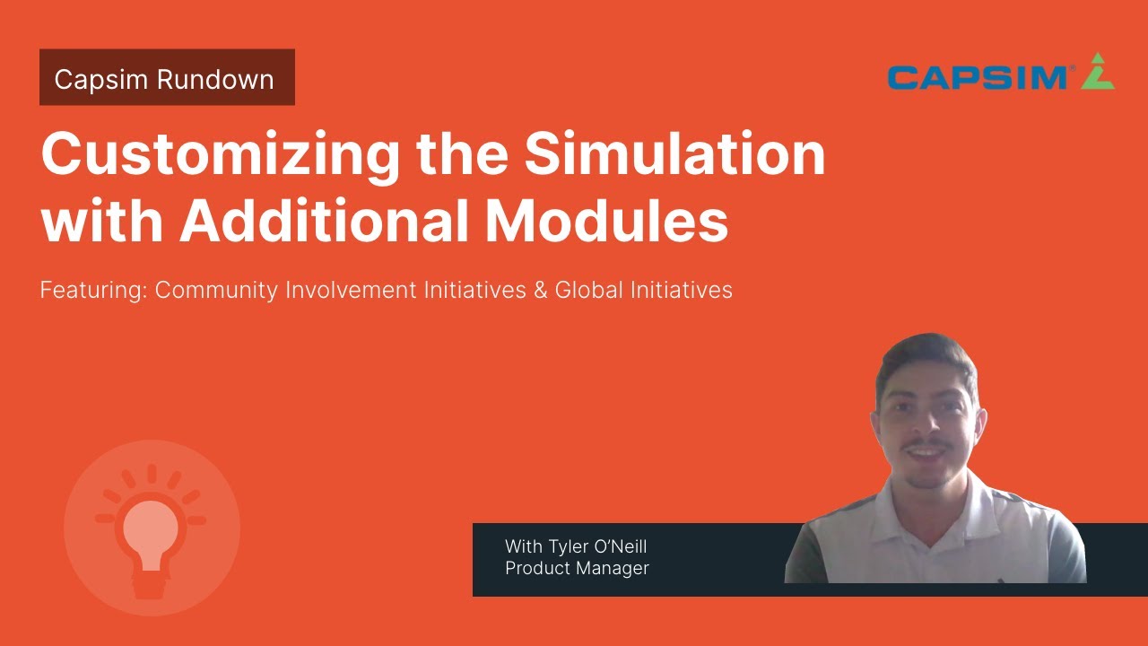 Customizing the Simulation with Additional Modules