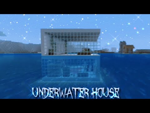 How to build a modern underwater house in Minecraft?#minecrafttutorial