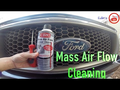Ford F-150: Mass Air Flow Sensor Cleaning - under 5 minutes