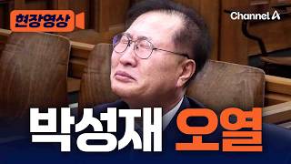 박성재, 법정 오열…“계엄 막지 못해 죄송” [현장영상] / 채널A