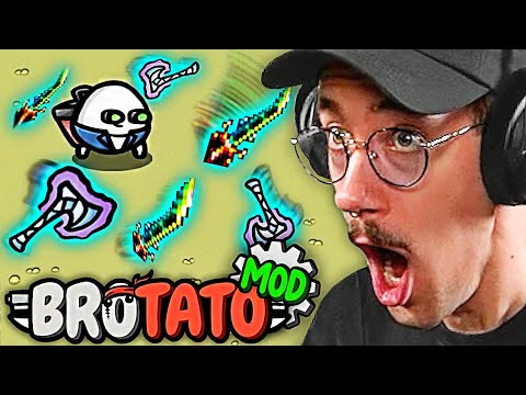 Alle Waffen steuern sich selbst 😂 | Brotato Mod