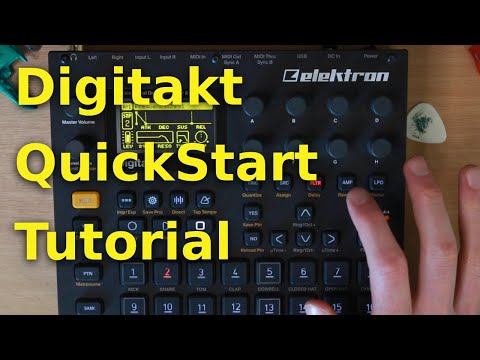 Elektron Digitakt Tutorial | Quickstart Guide for beginners