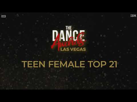 Teen Female Best Dancer Top 13/21 Announcement - The Dance Awards Las Vegas 2019