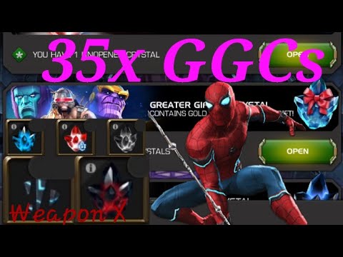 35x Greater Gifting Crystals GGCs | Marvel Contest of Champions