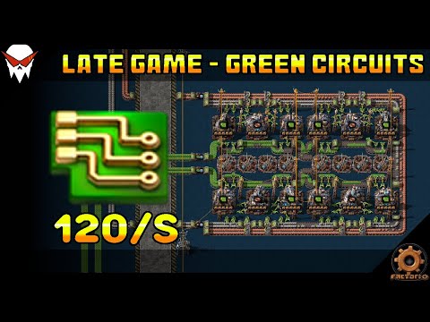 Factorio: Green Circuits T4 Blueprint - Late Game Moduled (Space Age DLC)