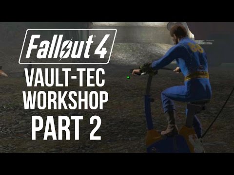 Fallout 4 VAULT-TEC WORKSHOP Gameplay Walkthrough Part 2 - POWER CYCLE EXPERIMENT GOES BANG
