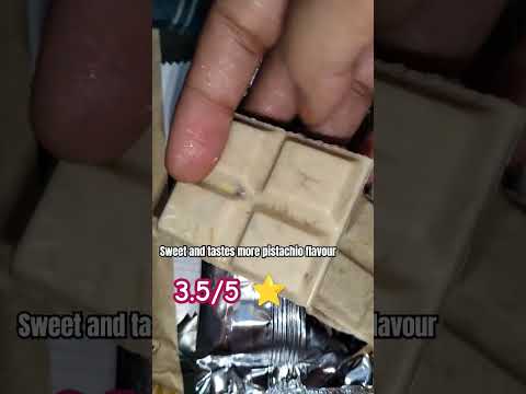 Ditch the guilt chocolate review - Dubai kunafa white chocolate 3.5/5 ⭐ #zerosugar #kunafachocolate