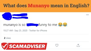 Munanyo - meaning of the word in English! What does muñañyo mean