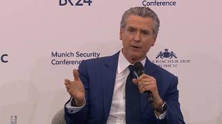Newsom to world leaders: 'Donald Trump is temporary'