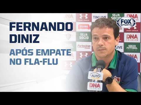 FERNANDO DINIZ FALA APÓS EMPATE NO FLA-FLU