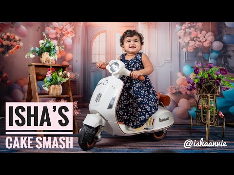 Isha’s Cake Smash | Baby Ishaanvie #baby #cakesmashphotography #trending #prebirthdayshoot
