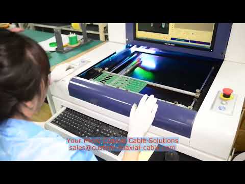 40 awg micro coax cable for FPD-Link III systems I-PEX 20374-R32E-31-S micro-coax harness manufactur