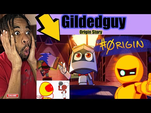 Gildedguy Gets Up - Origin Story #0 & #1 (Full Animation) REACTION | @gildedguy