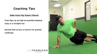 436. Side Hold Hip Raise (Hand)