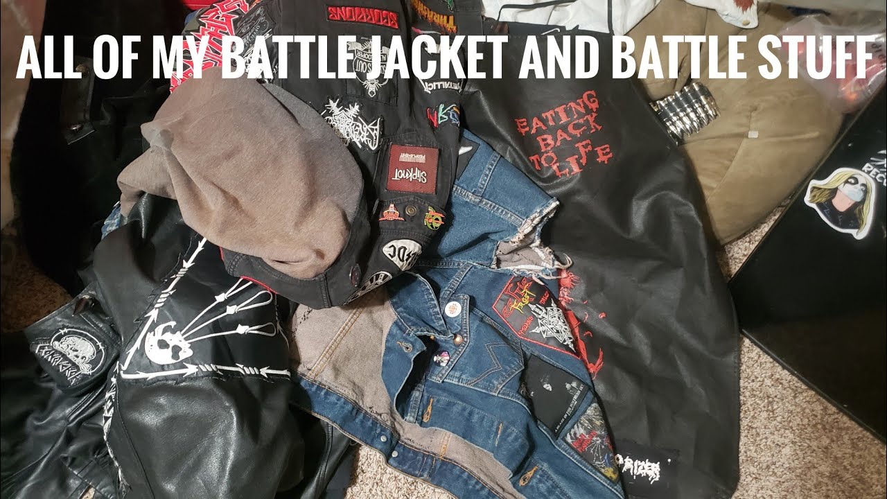 all of my battle jackets and battle stuff