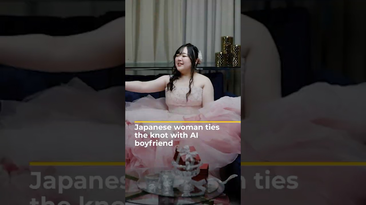 Video | Japanese woman ties the knot with AI boyfriend | AJ #shorts