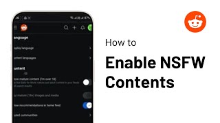 How to Enable NSFW Contents on Web Browser Reddit