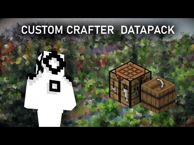 Custom Crafter 1 16 4 1 16 5 Datapack Minecraft Data Pack