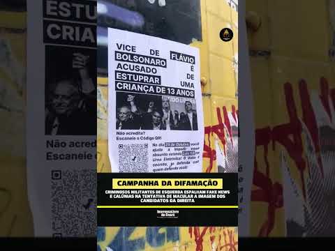 Campanha da Difamação: Militantes de esquerda espalham FakeNews e calúnias na tentativa de macular a imagem de candidato da direita