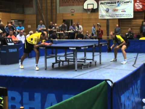 TT Pokal TV Hilpoltstein   Post SV Muehlhausen 1 Liga20140919 Dr  Nico Christ   Lars Hielscher Vizee