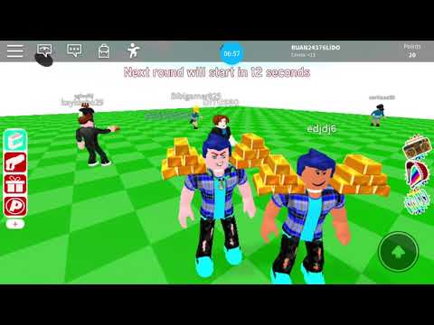 jogando Roblox o chão  de  lava