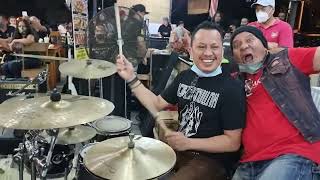 Download lagu Sotong antara drummer terbaik malaysian berganding bersama man keedal the legend mp3