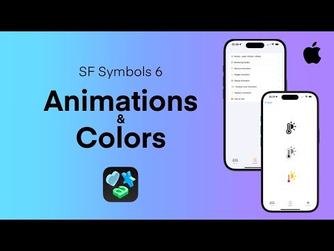 How to Animate and Color Icons in your App | SwiftUI, SF Symbols by Apple